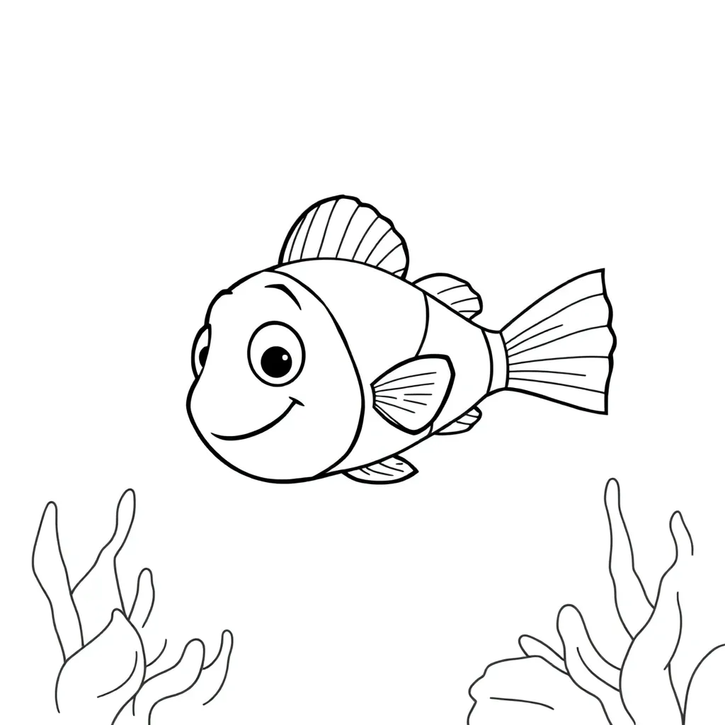 Finding Nemo coloring page