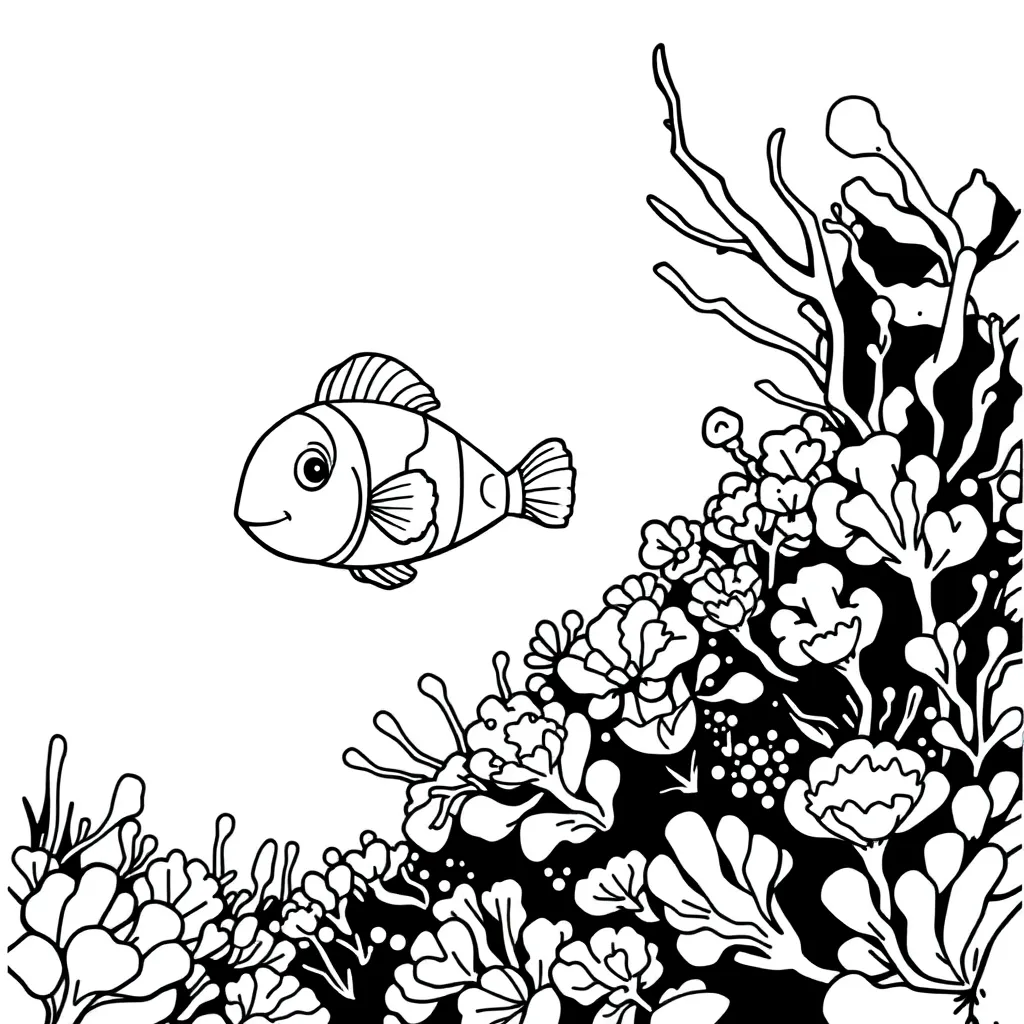 Finding Nemo coloring page