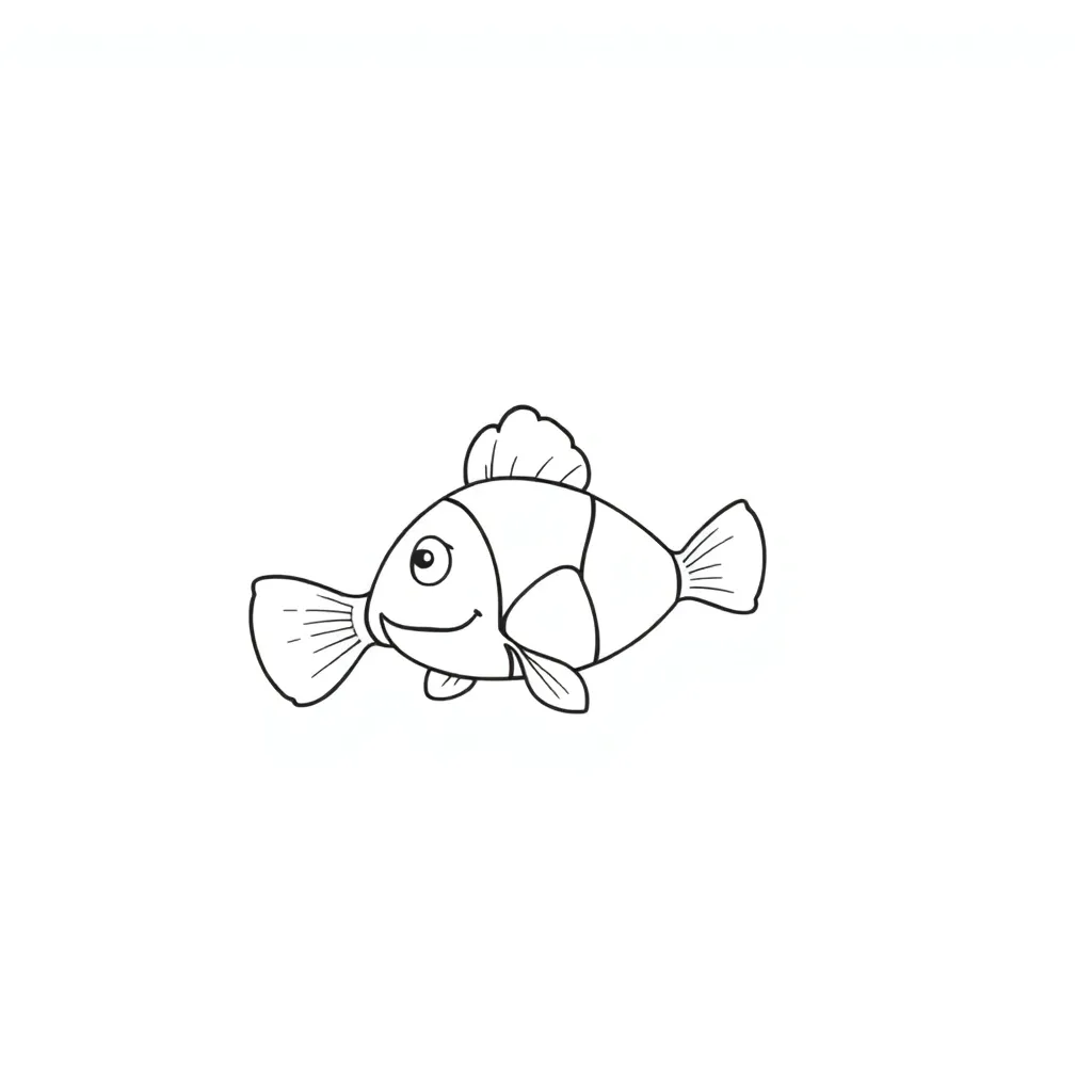 Finding Nemo coloring page