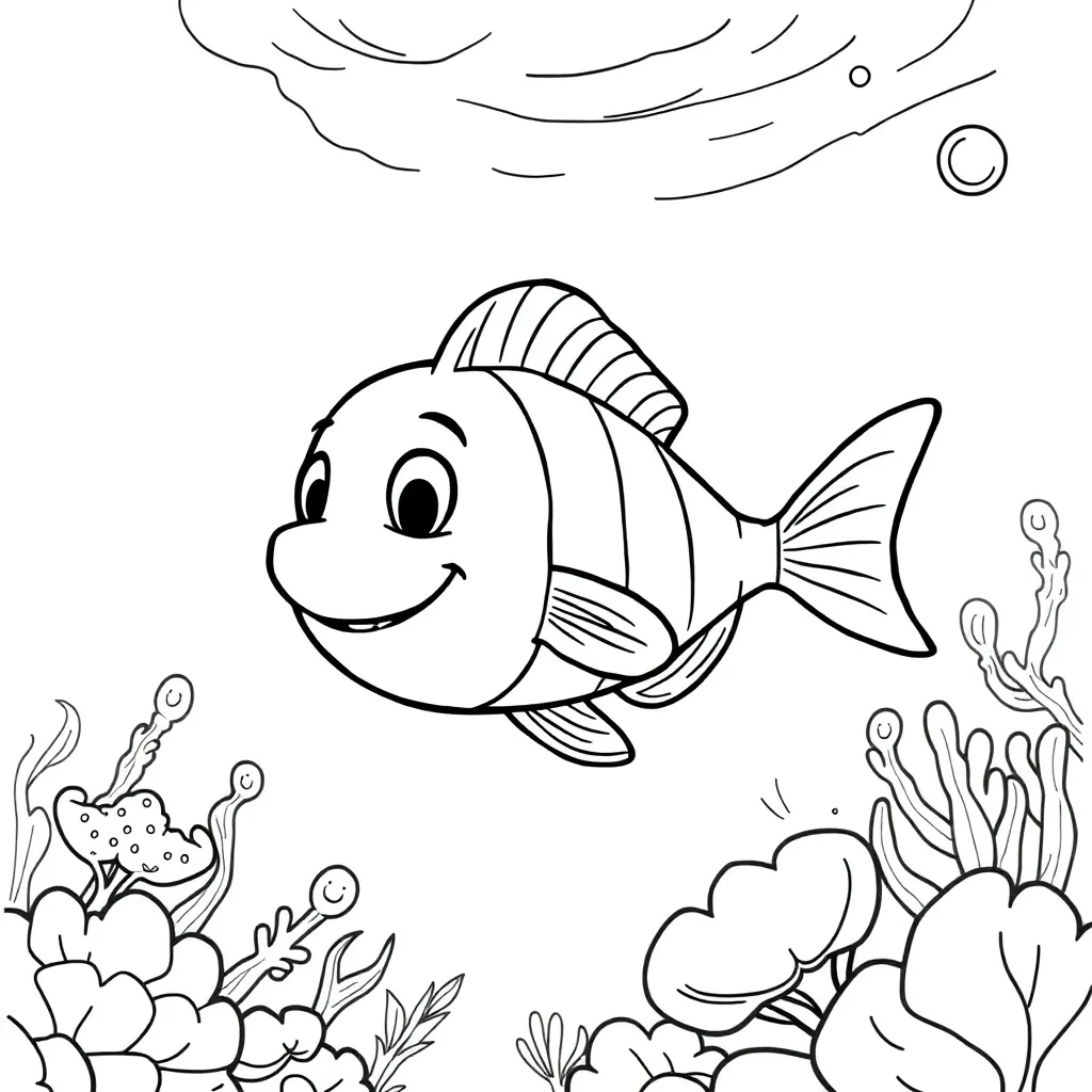 Finding Nemo coloring page