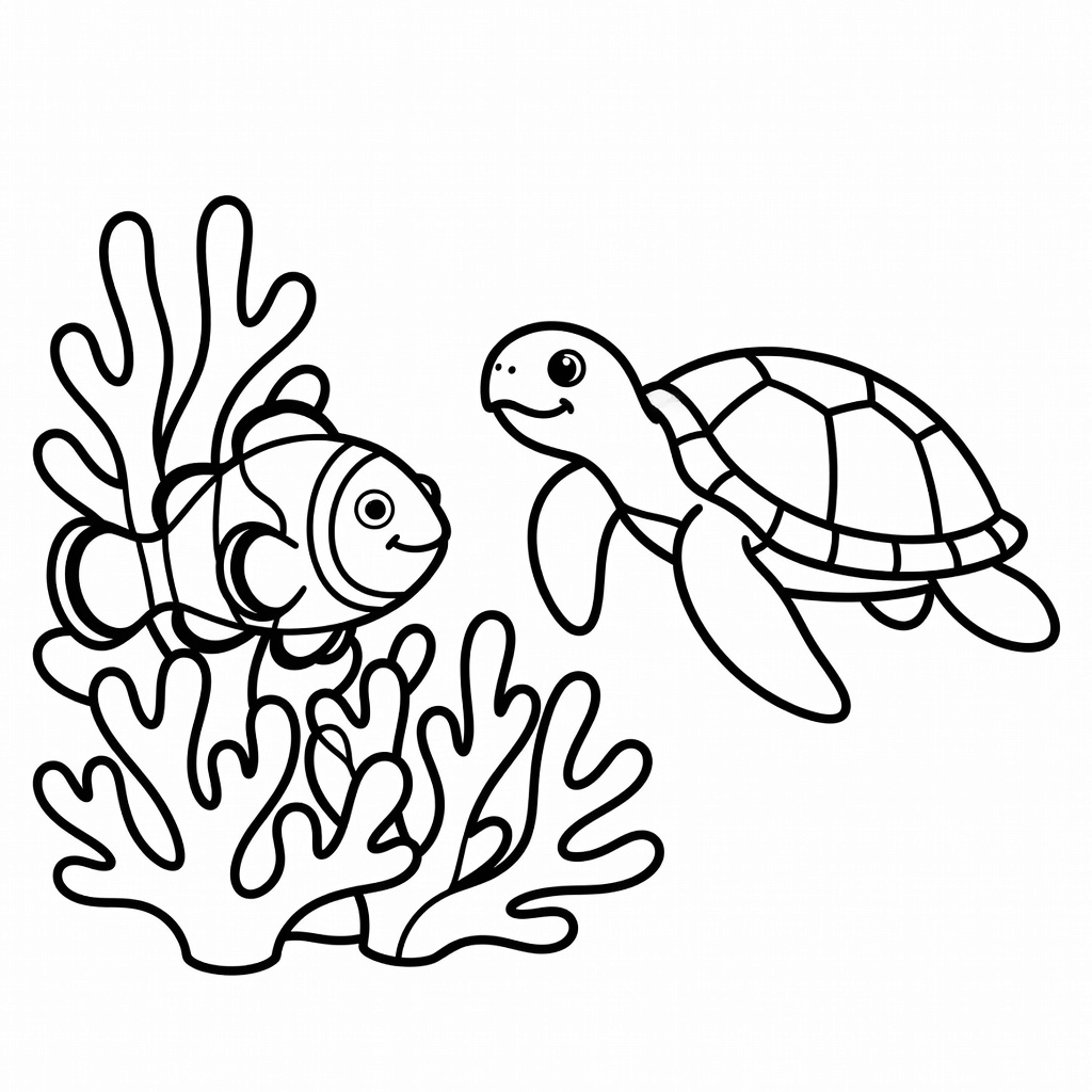 Finding Nemo coloring page