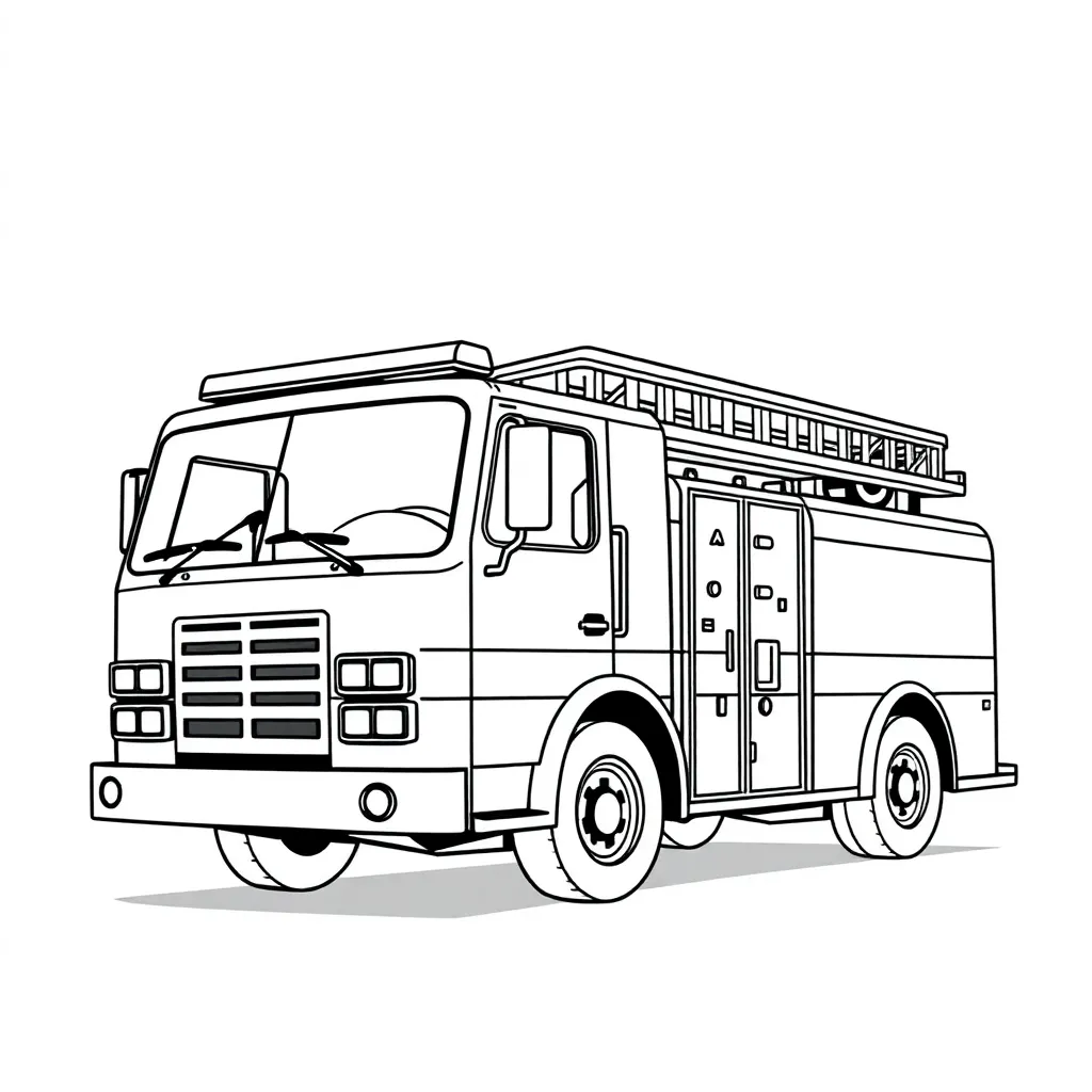 Fire Truck coloring page