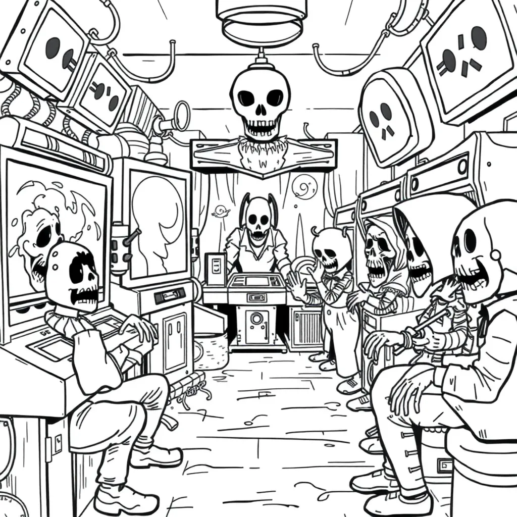 Five Nights At Freddy's coloring page