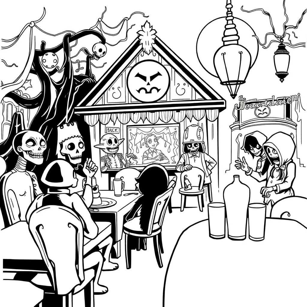 Five Nights At Freddy's coloring page