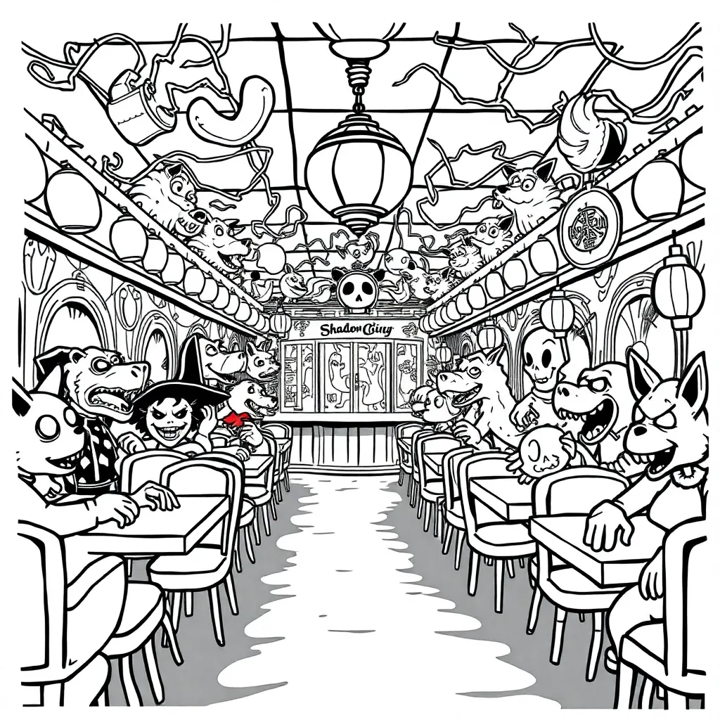 Five Nights At Freddy's coloring page