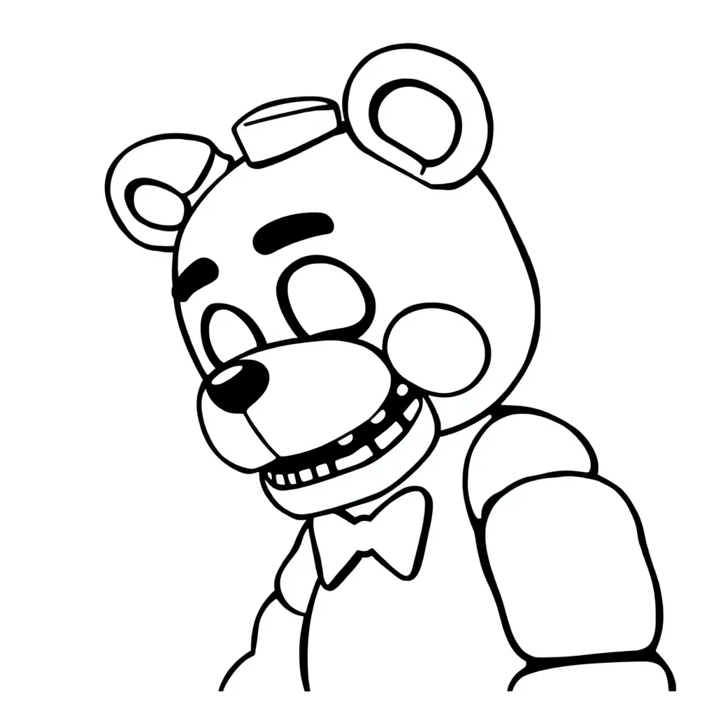 Five Nights At Freddy's coloring page