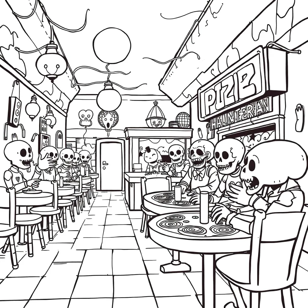 Five Nights At Freddy's coloring page