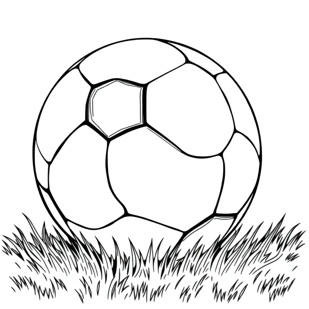 Football coloring page