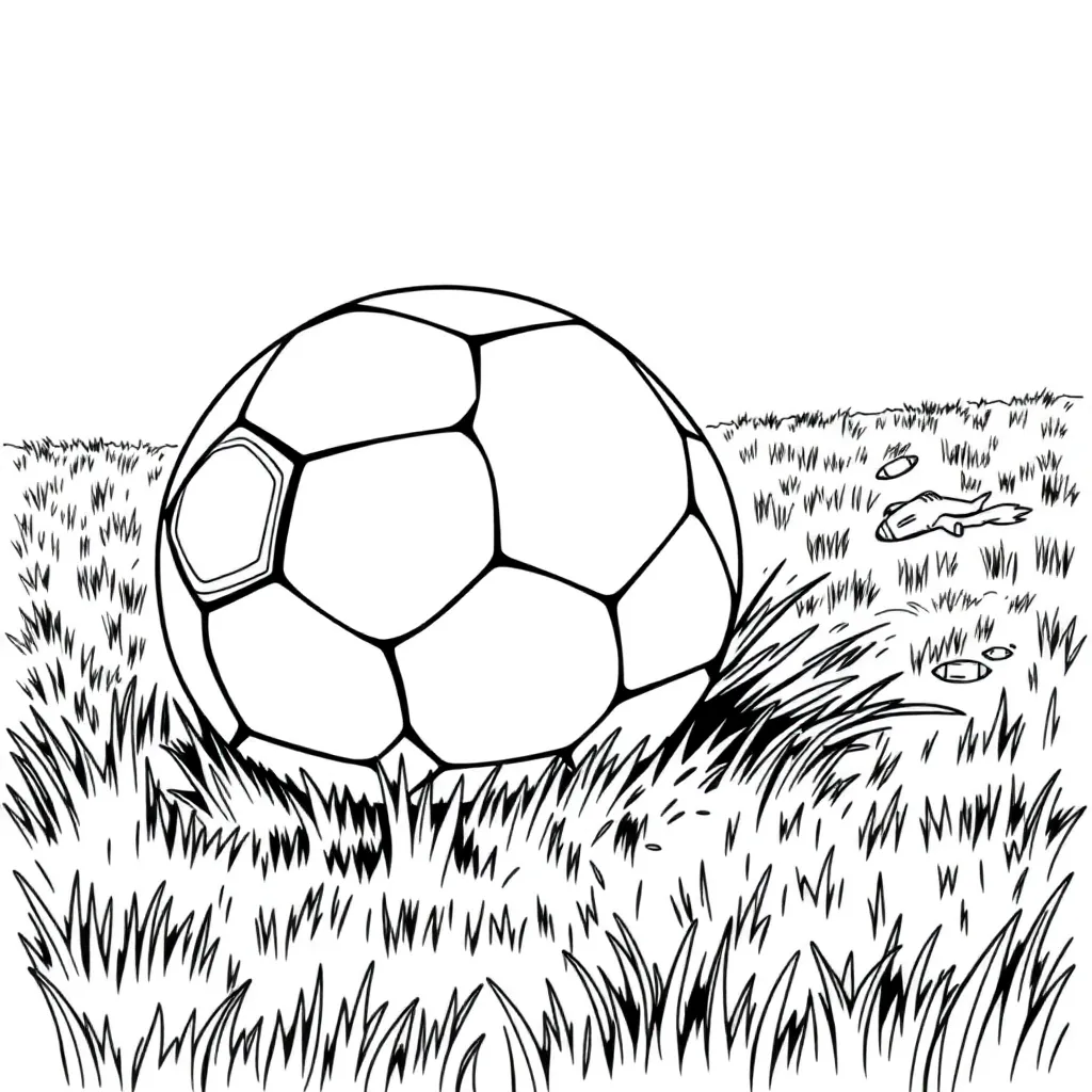 Football coloring page