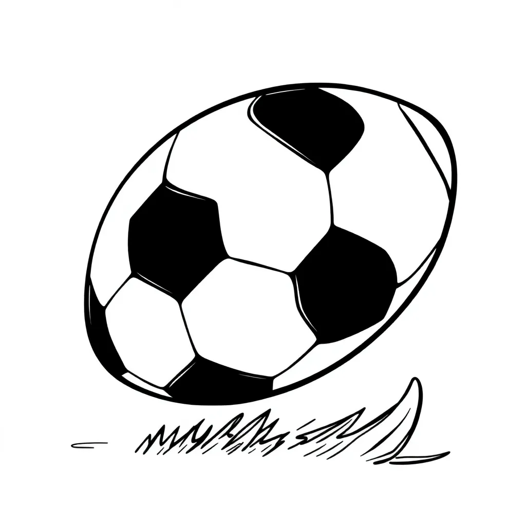 Football coloring page