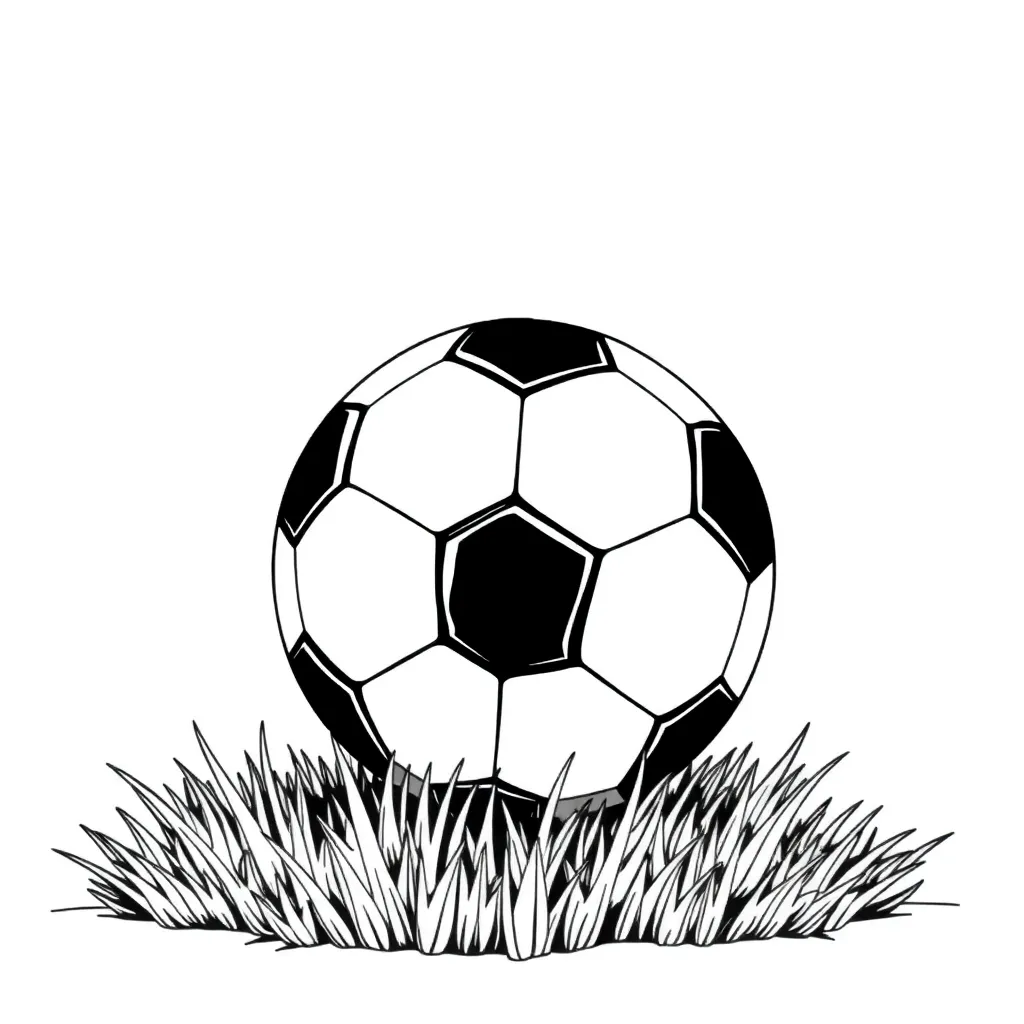 Football coloring page