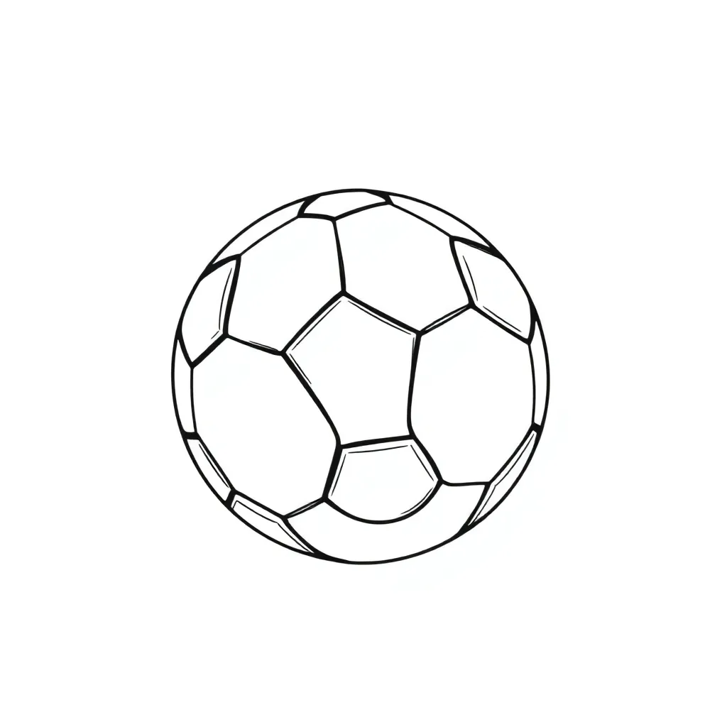 Football coloring page