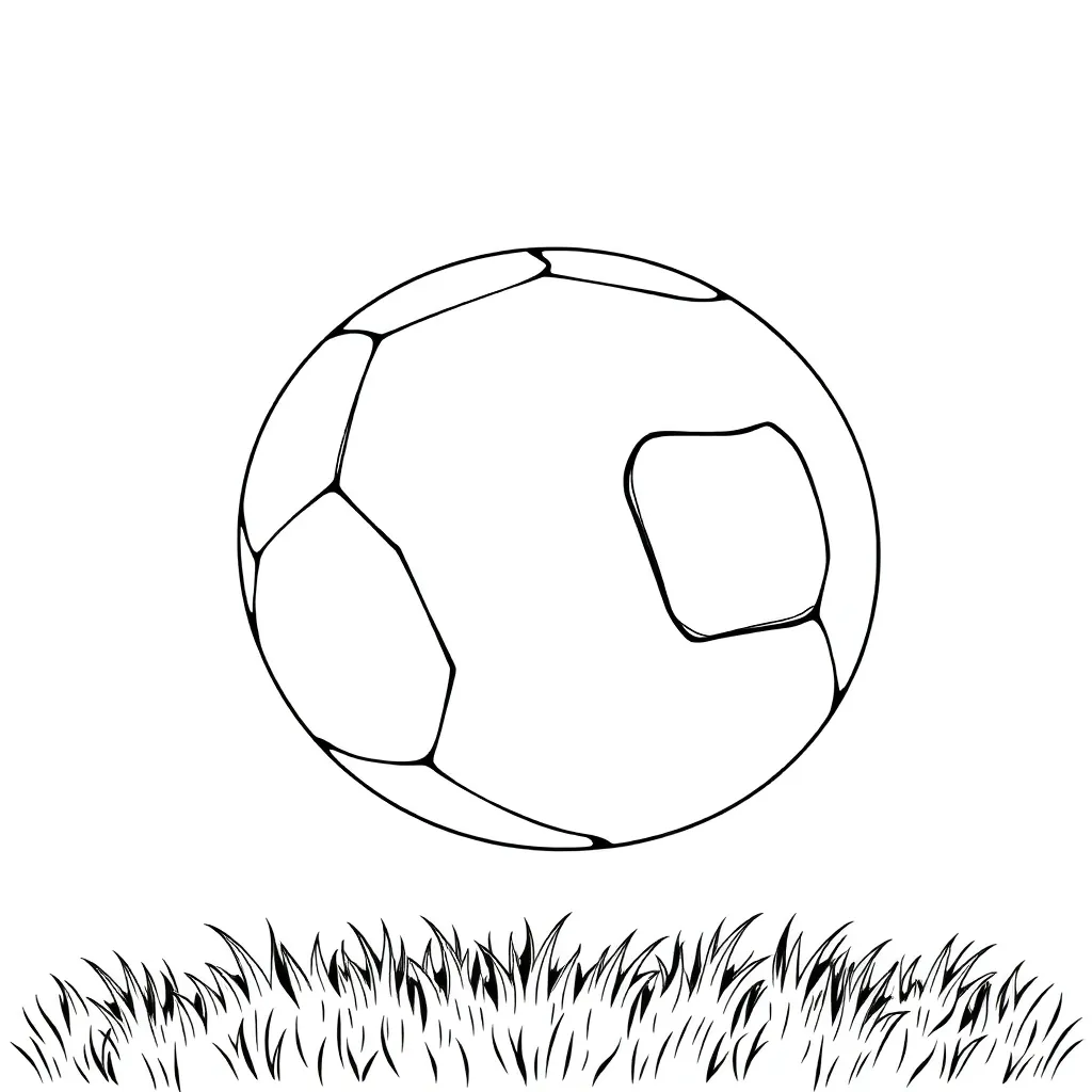 Football coloring page