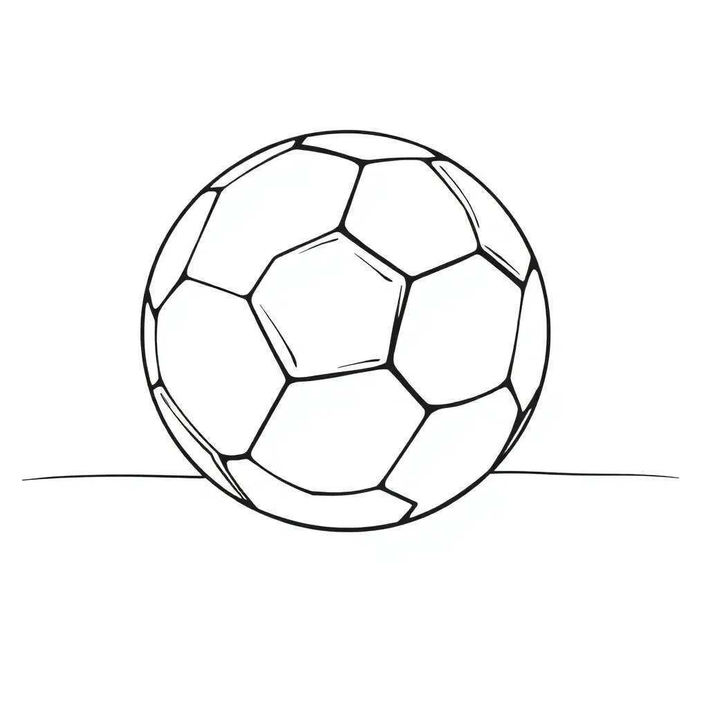 Football coloring page