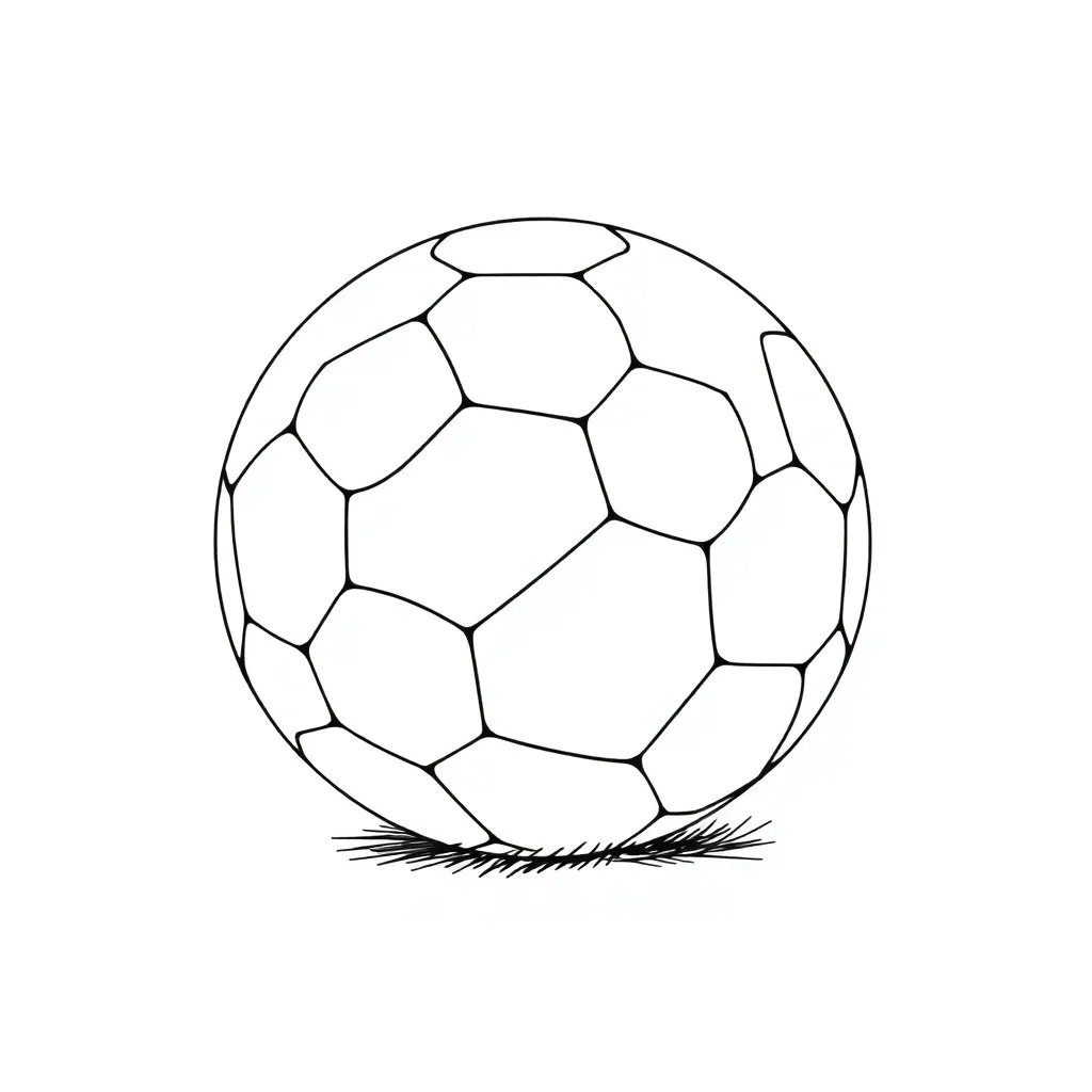 Football coloring page