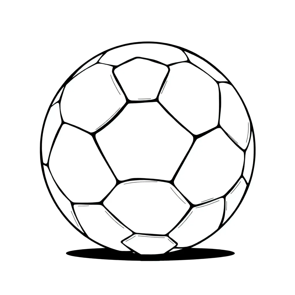 Football coloring page