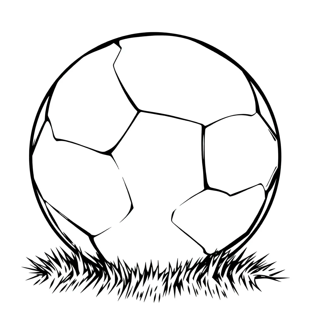 Football coloring page