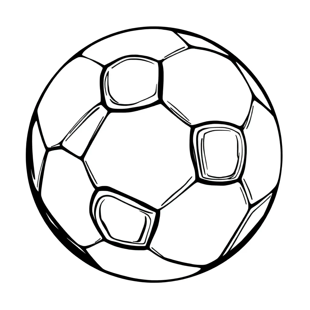 Football coloring page
