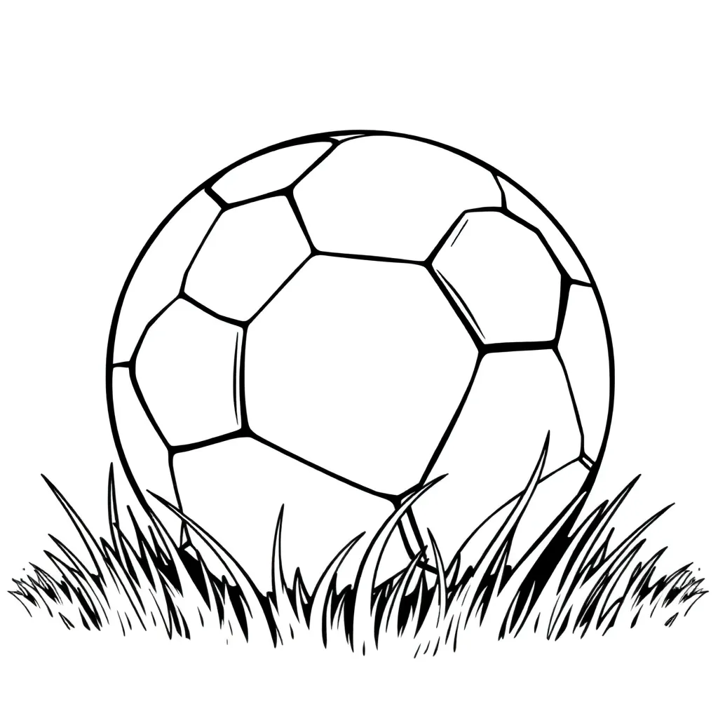 Football coloring page