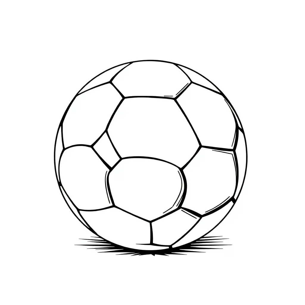 Football coloring page