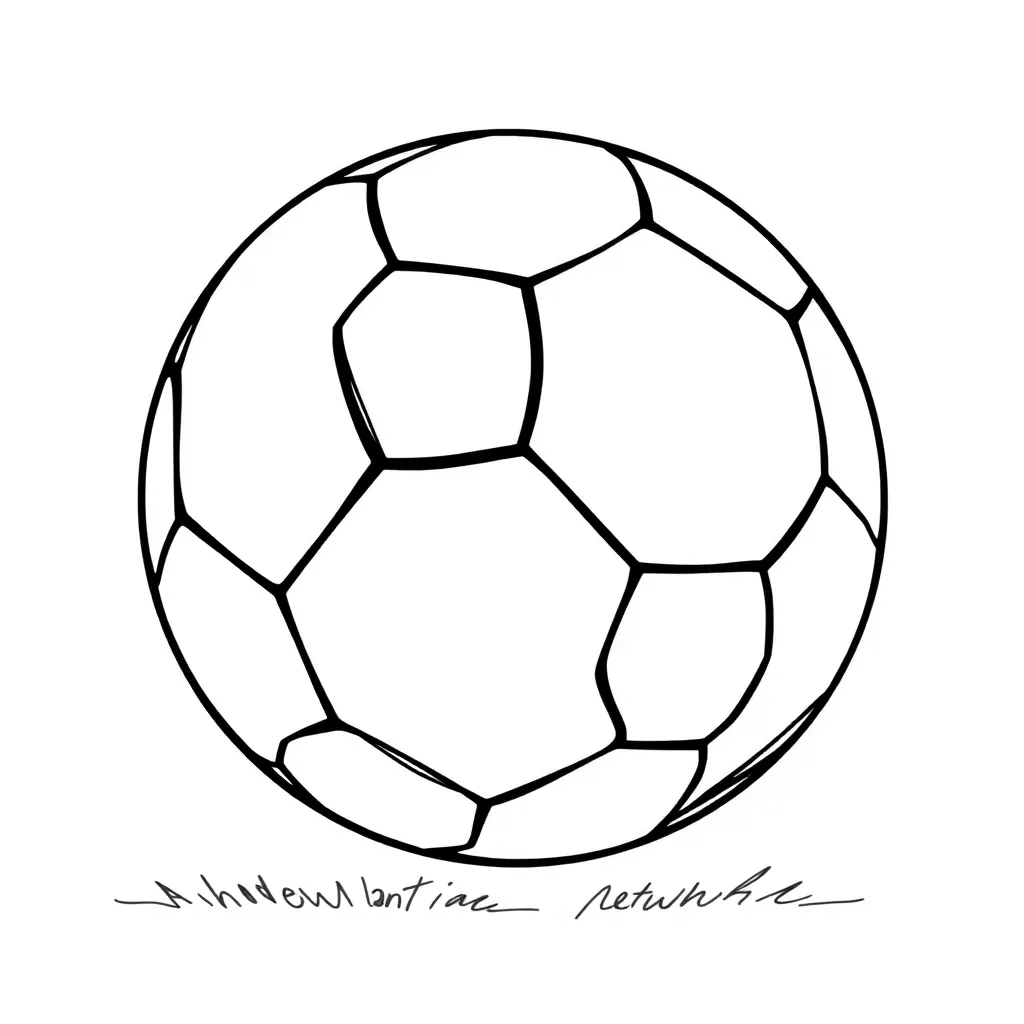 Football coloring page