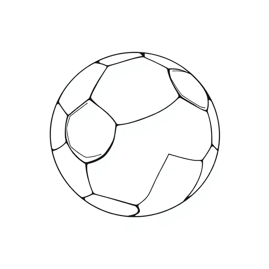 Football coloring page