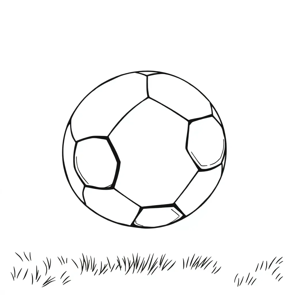 Football coloring page