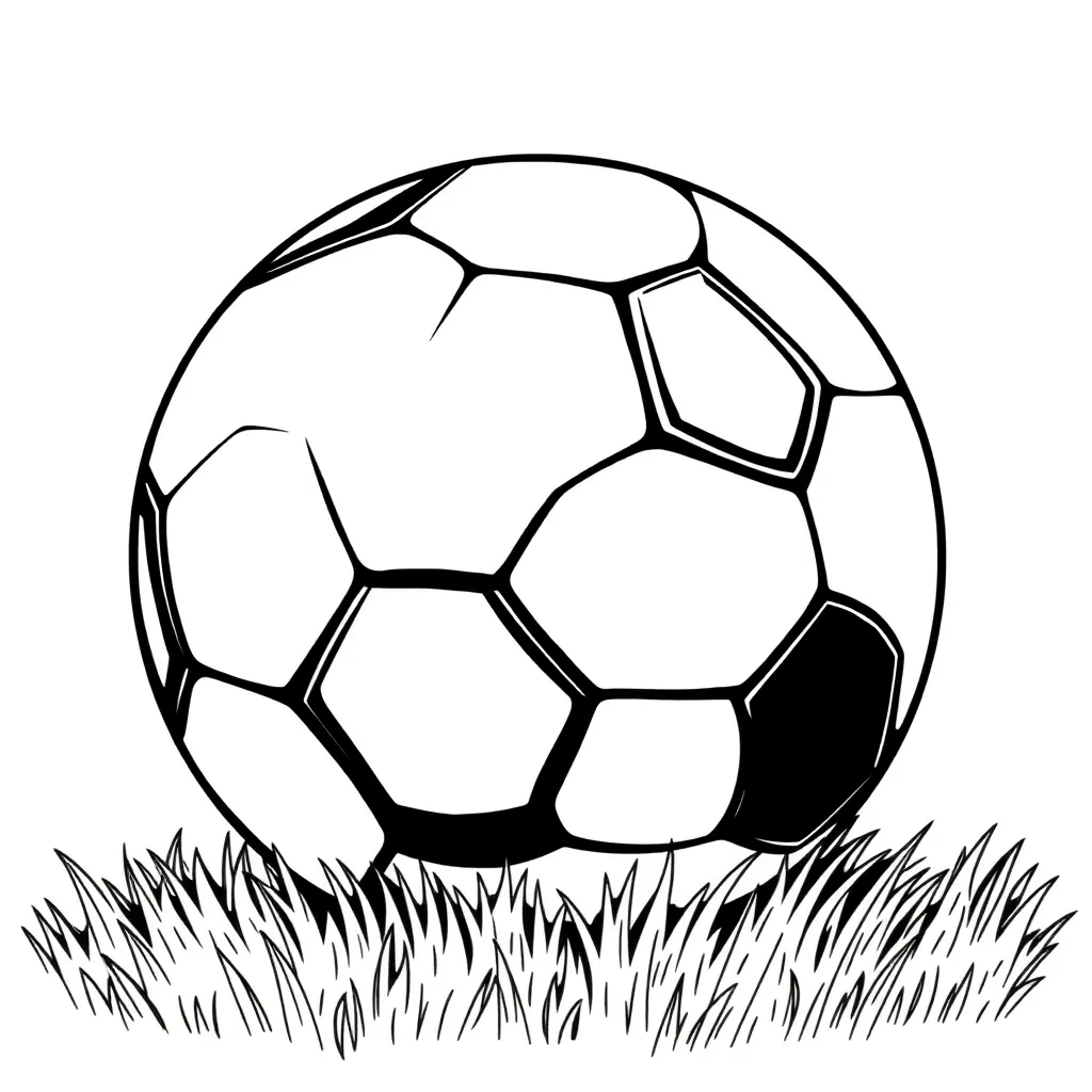 Football coloring page