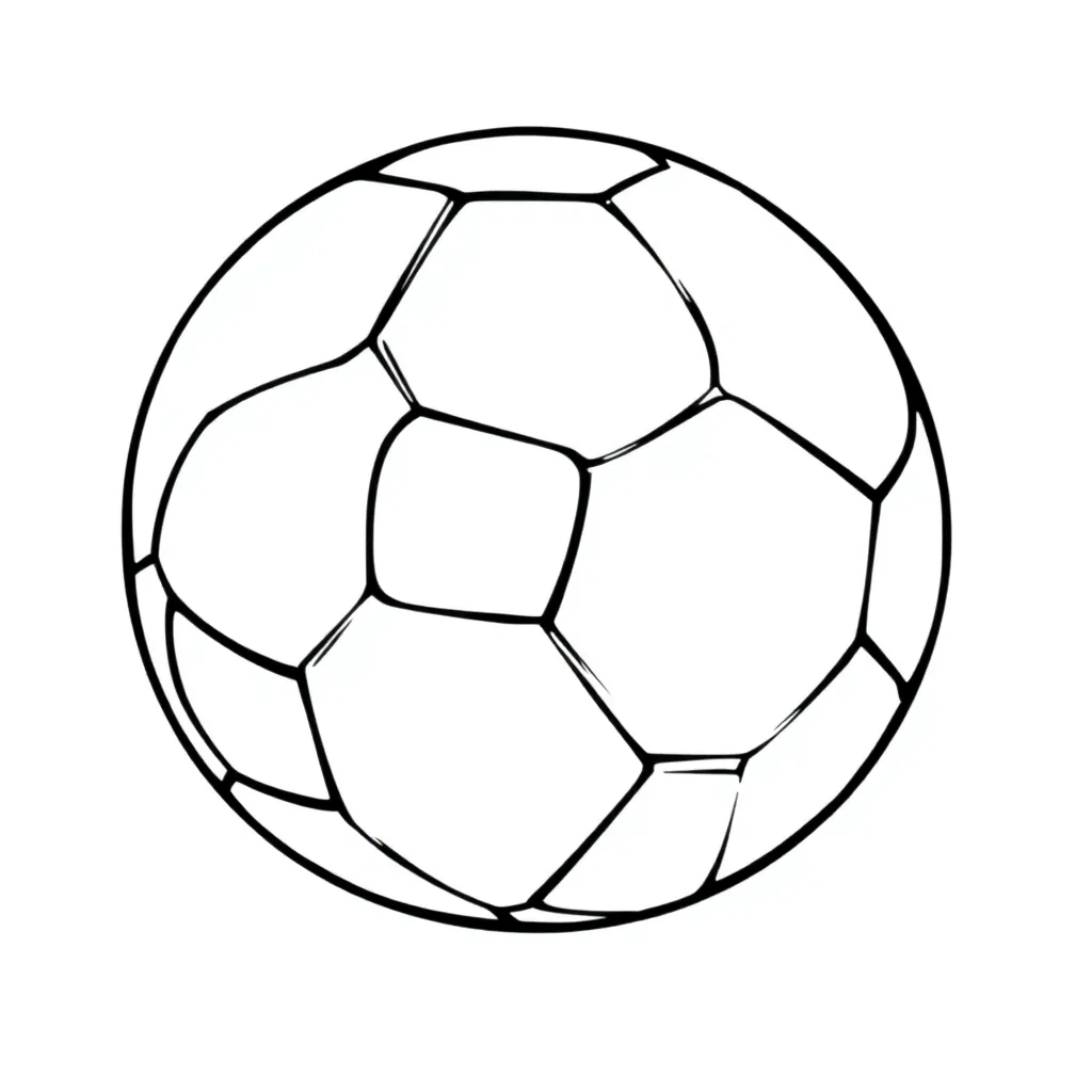 Football coloring page