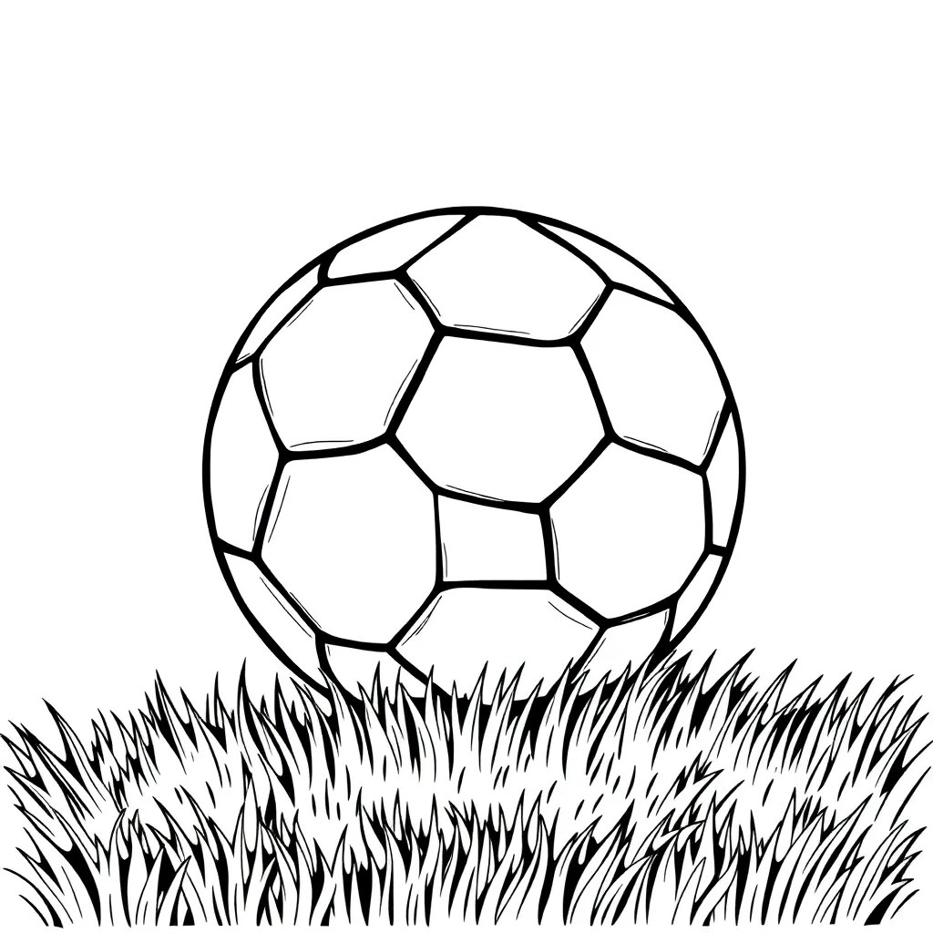 Football coloring page