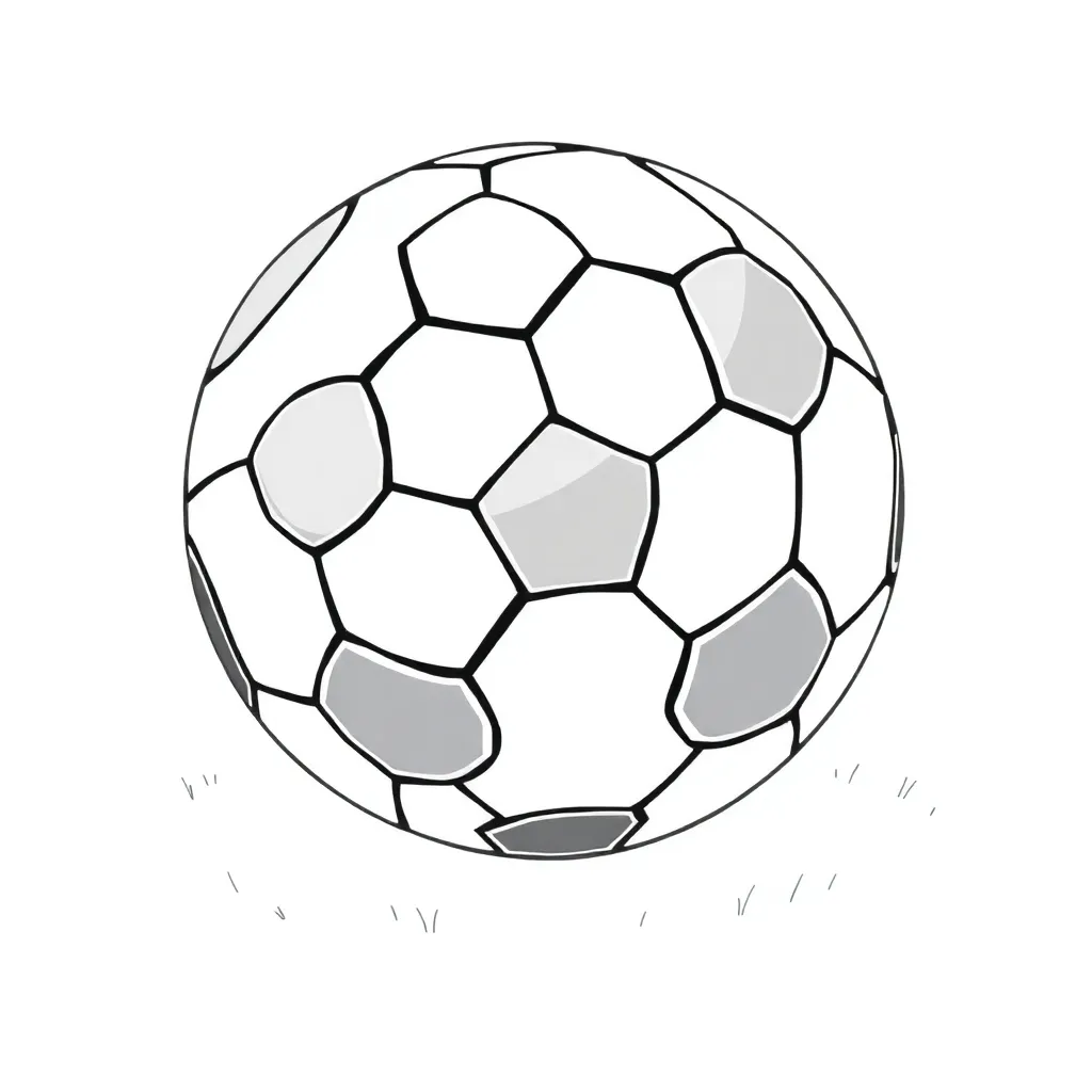 Football coloring page