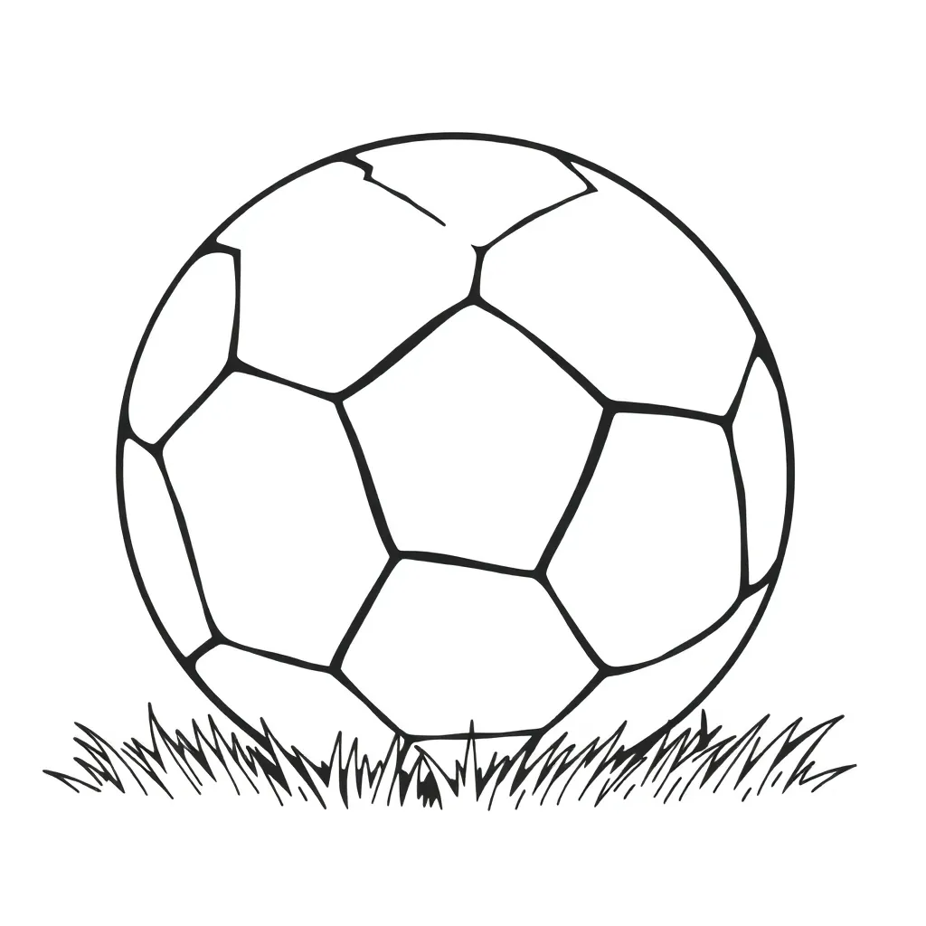 Football coloring page