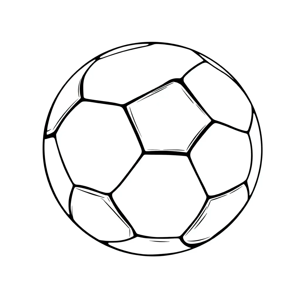 Football coloring page