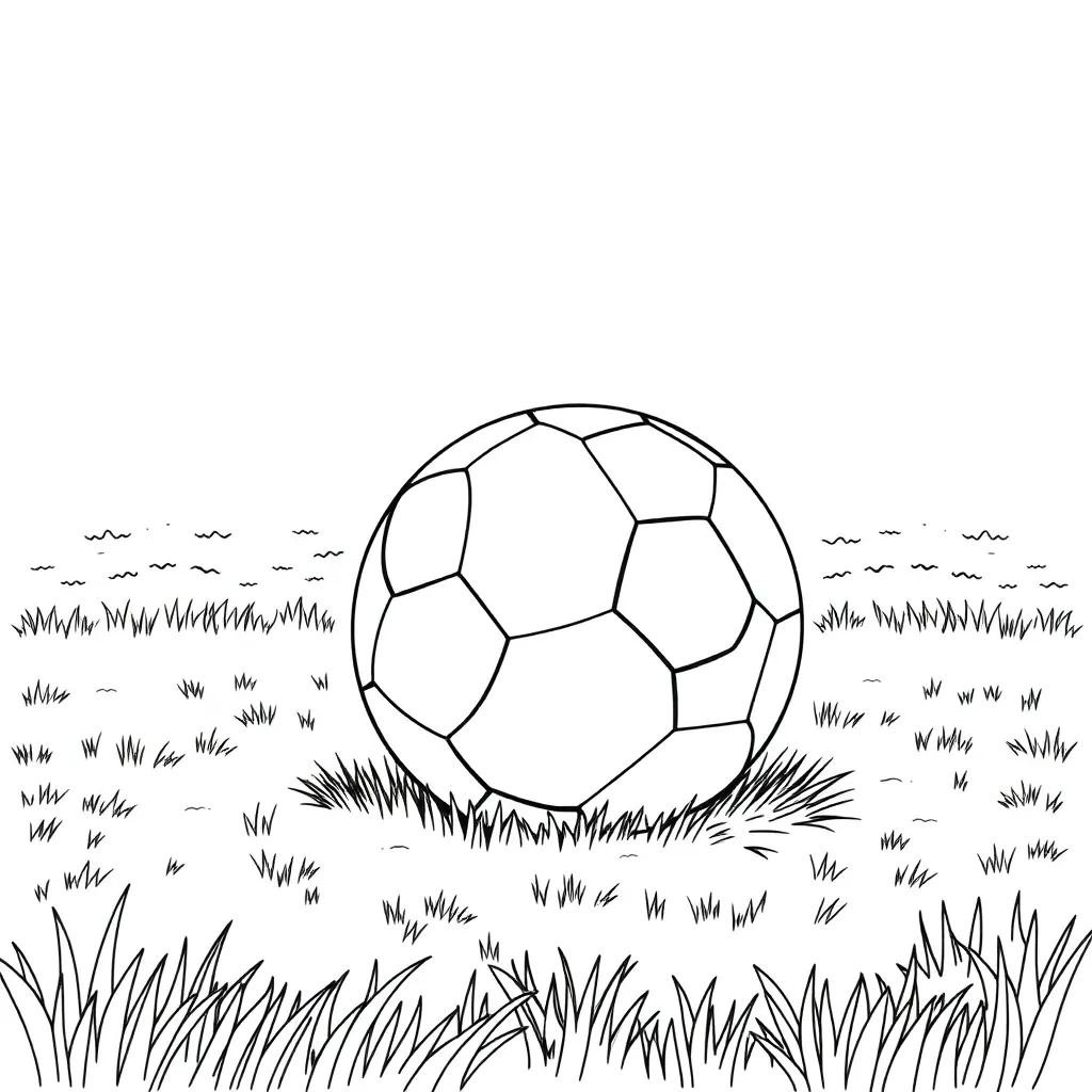 Football coloring page