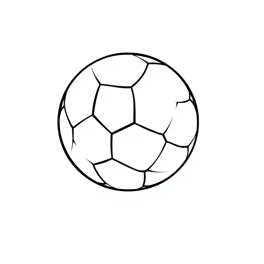 Football coloring page