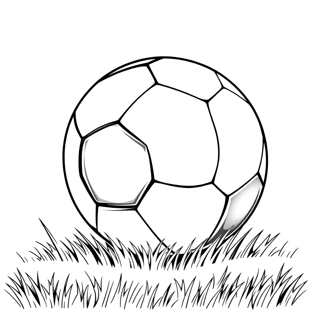 Football coloring page