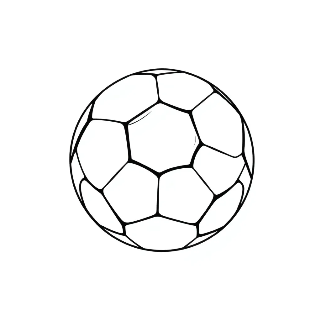 Football coloring page