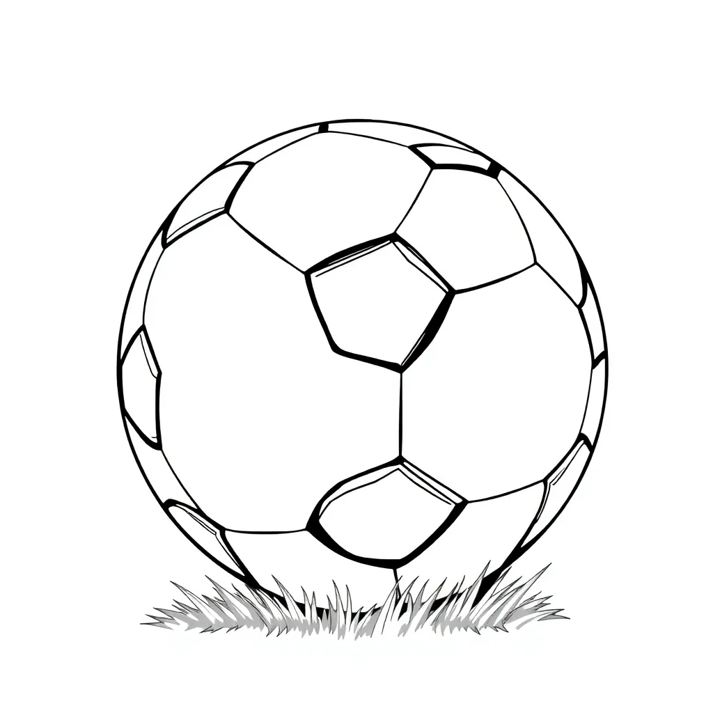 Football coloring page