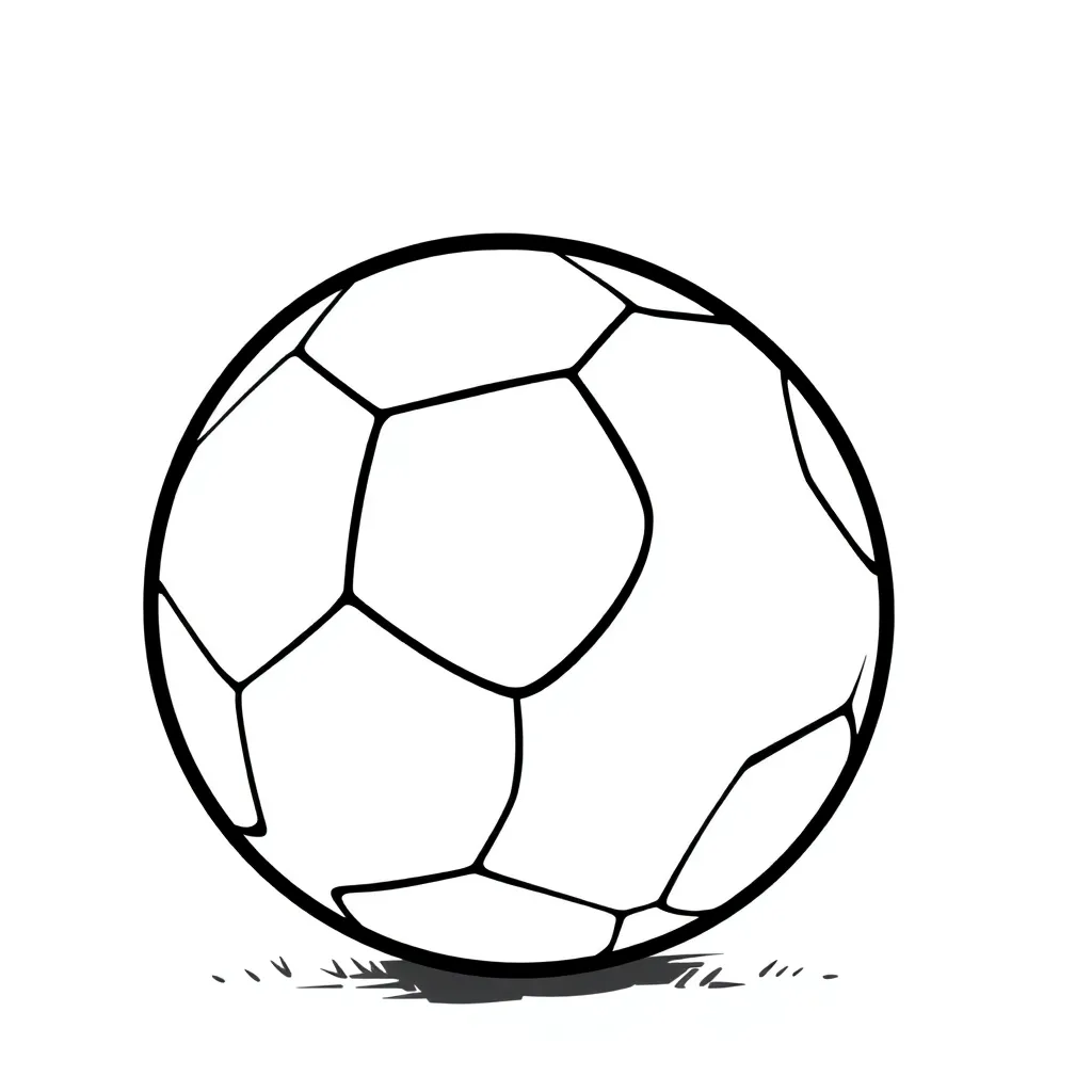 Football coloring page