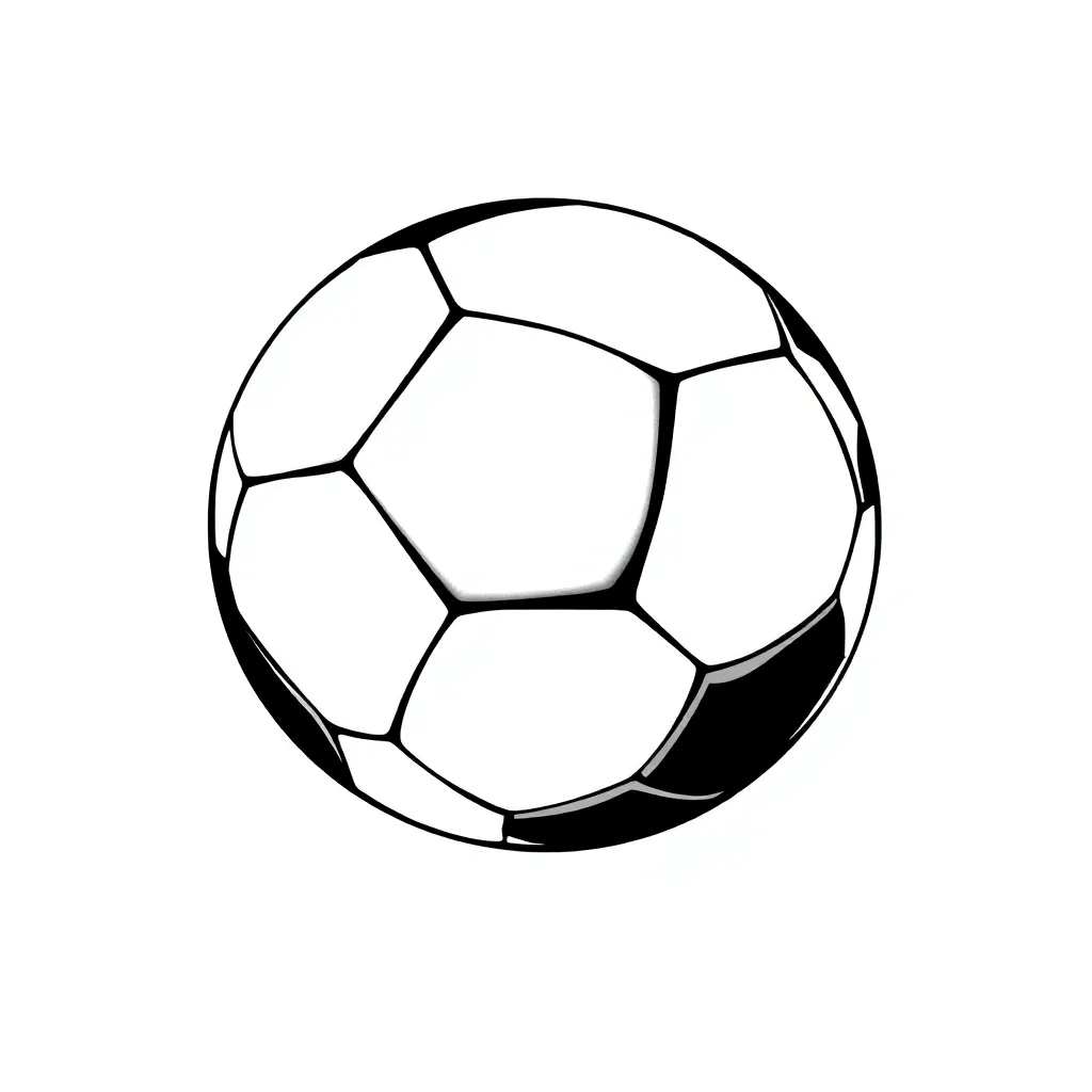Football coloring page