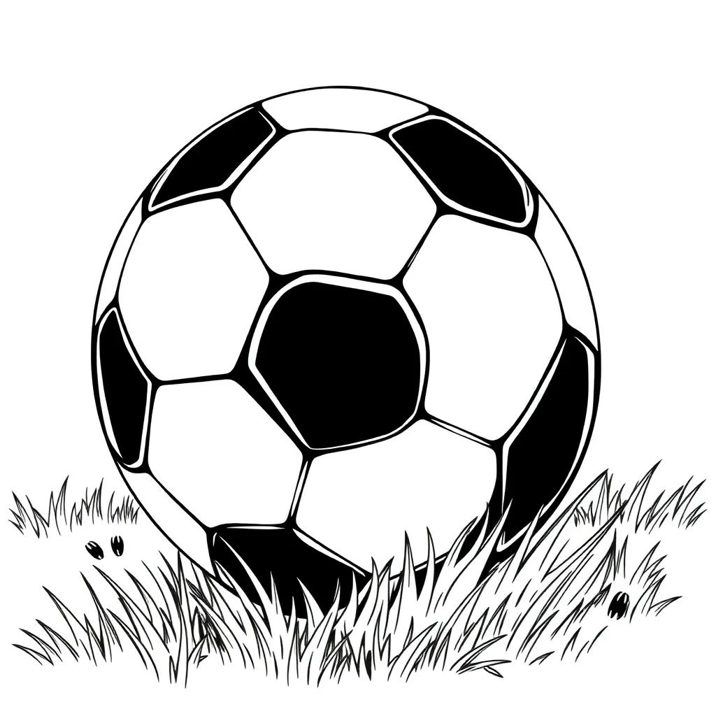 Football coloring page
