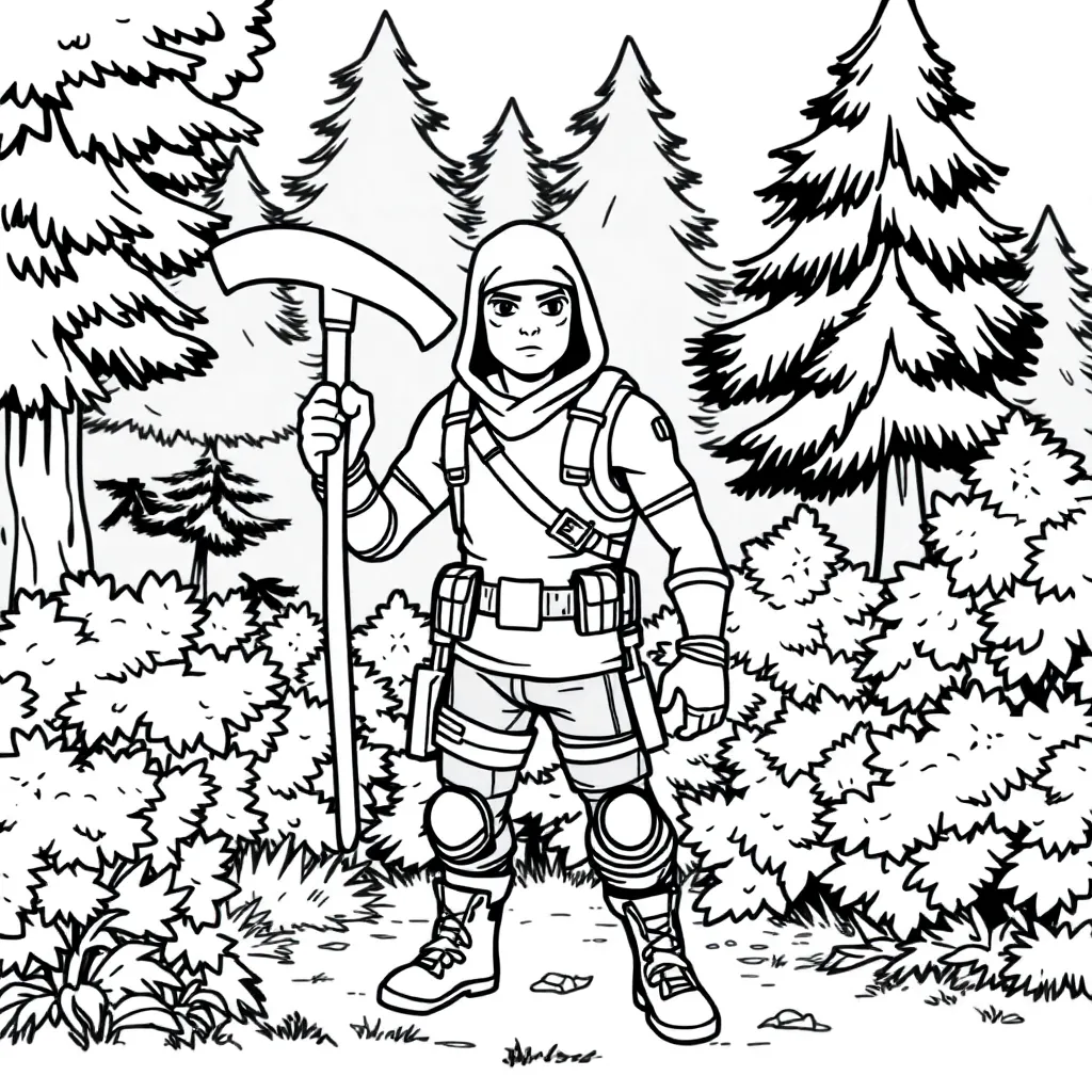 Fortnite coloring page