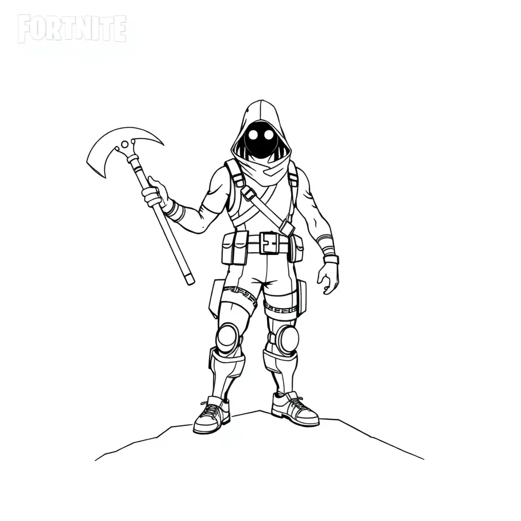 Fortnite coloring page