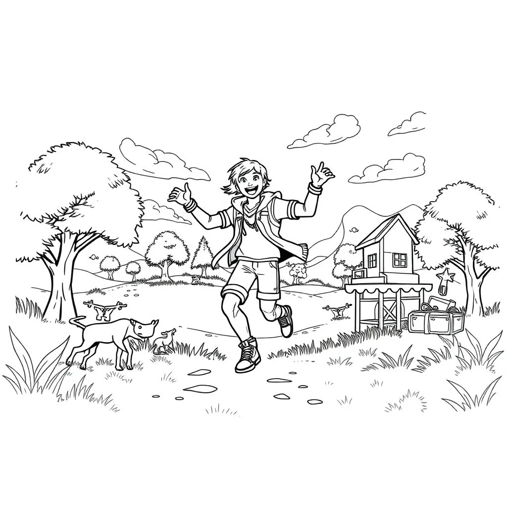 Fortnite coloring page