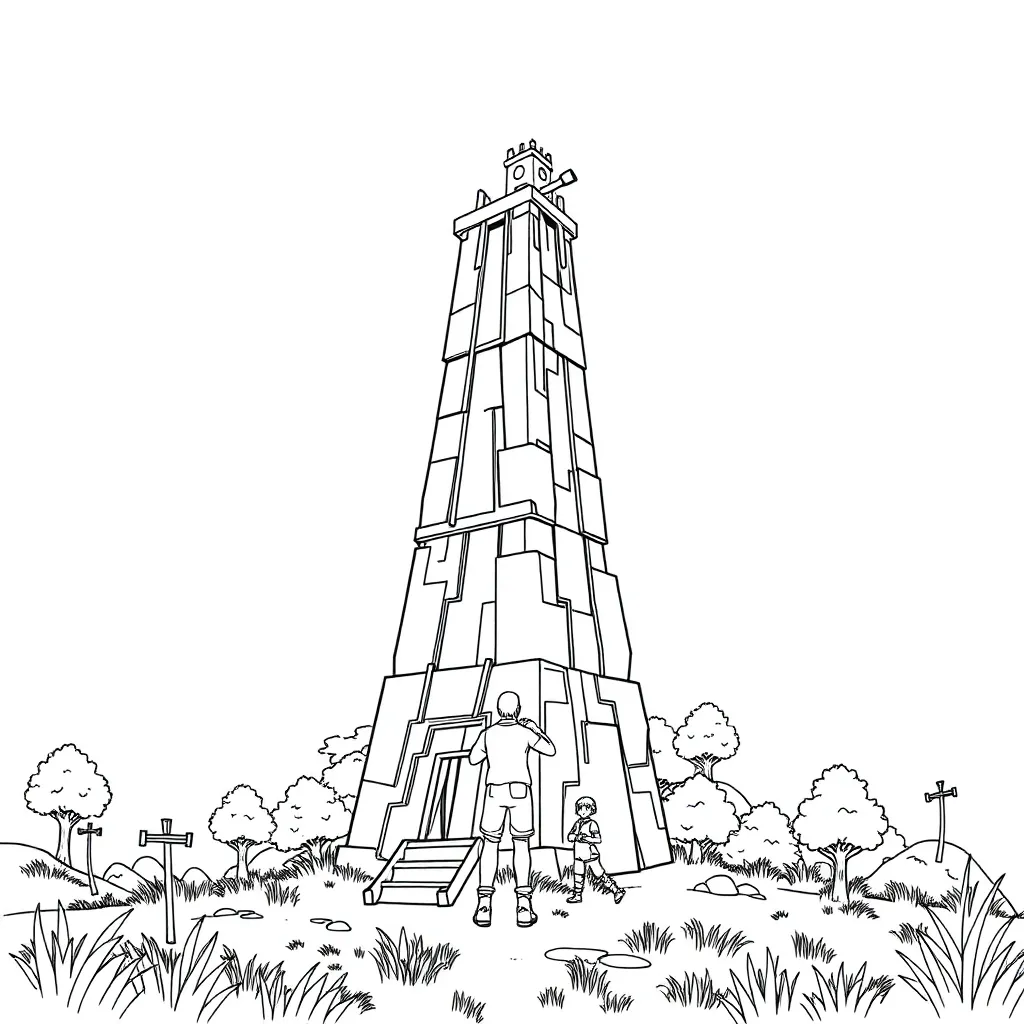 Fortnite coloring page