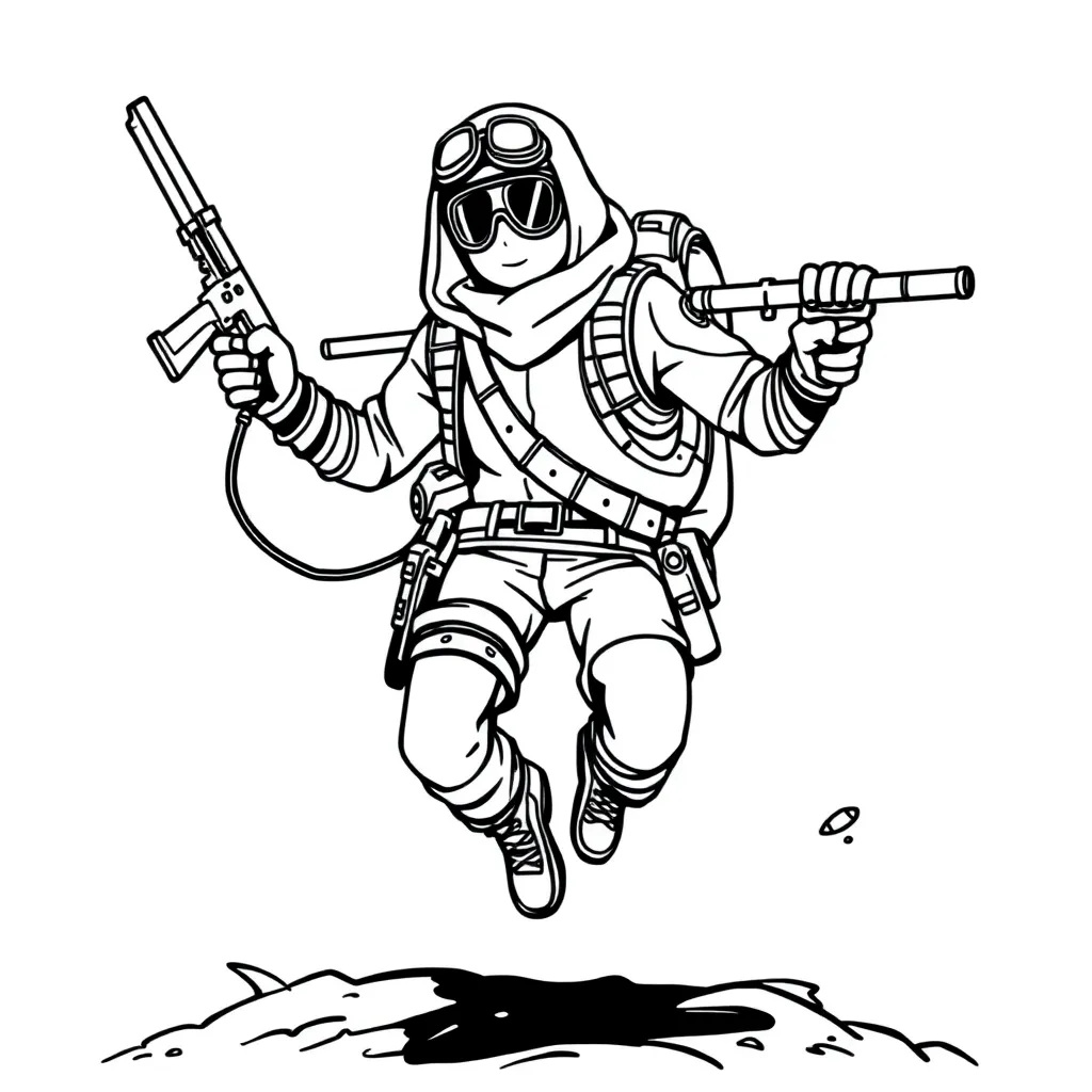 Fortnite coloring page