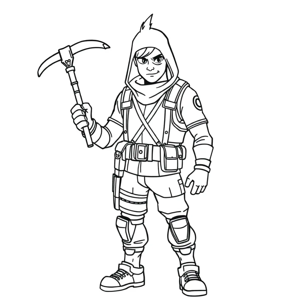Fortnite coloring page