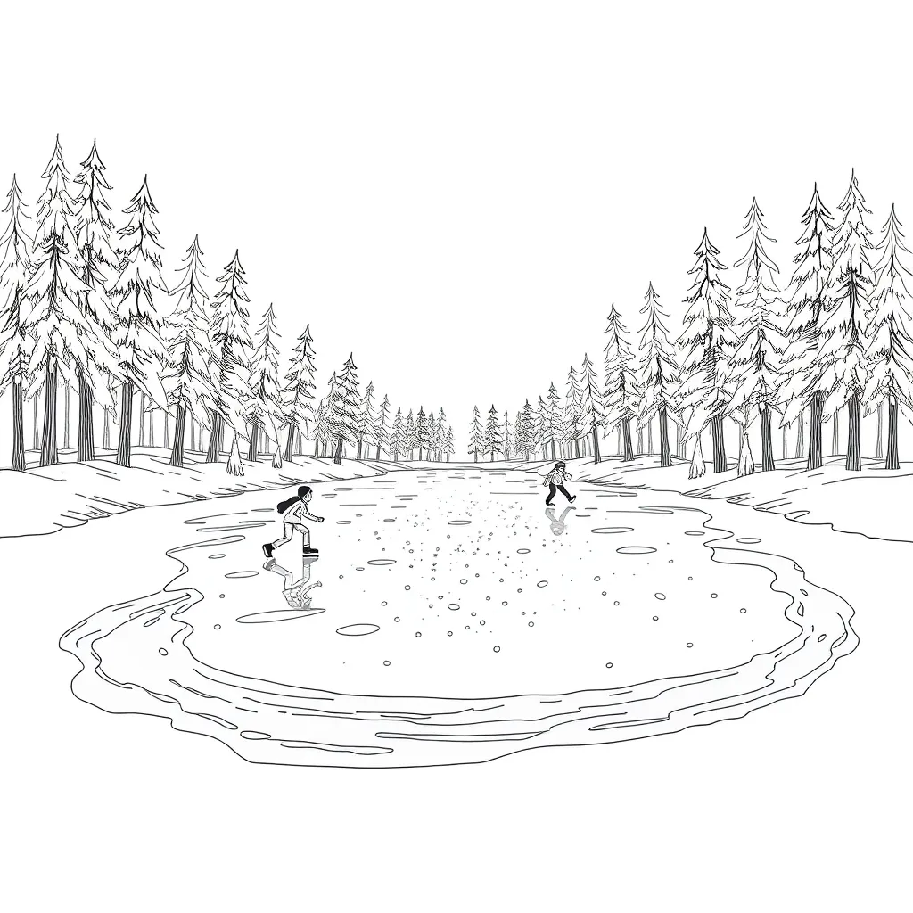 Frozen coloring page