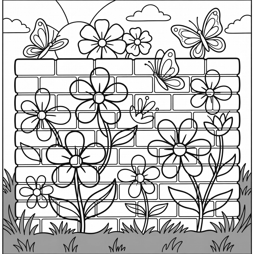 Graffiti coloring page