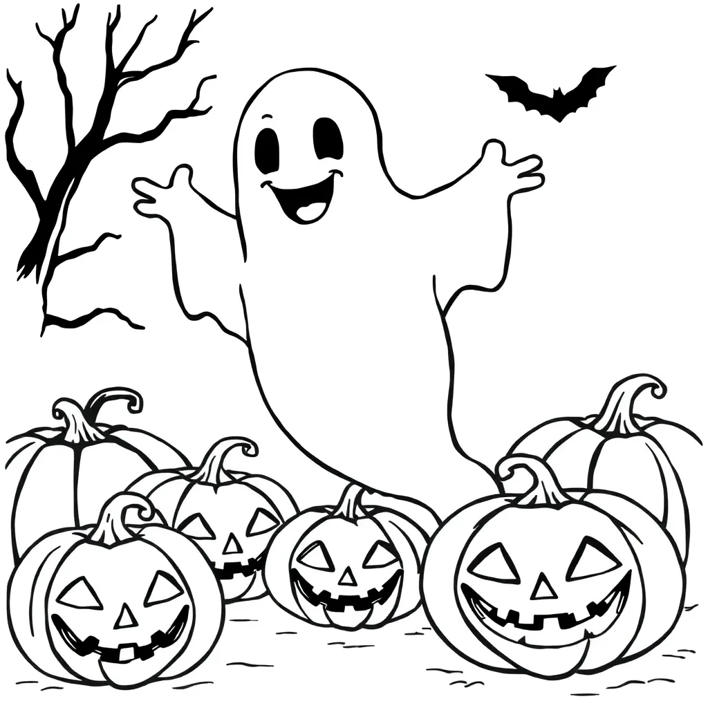 Halloween coloring page
